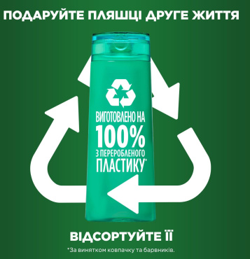 Шампунь Garnier Fructis Кокосовий баланс для волосся жирного біля коріння і сухого на кінчиках 400 мл фото 4