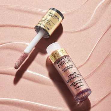 Хайлайтер для обличчя та тіла Eveline Cosmetics Wonder Match Liquid Highlighter рідкий тон 01, 4.5 мл фото 4