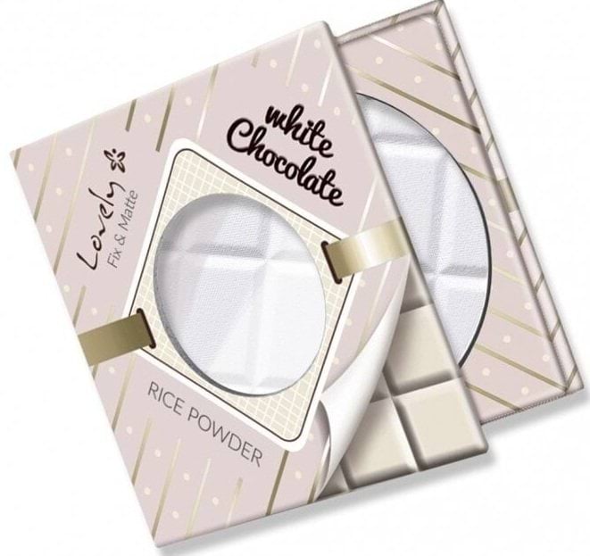 Пудра-хайлайтер Lovely матувальна Chocolate white Rice 9 г 1