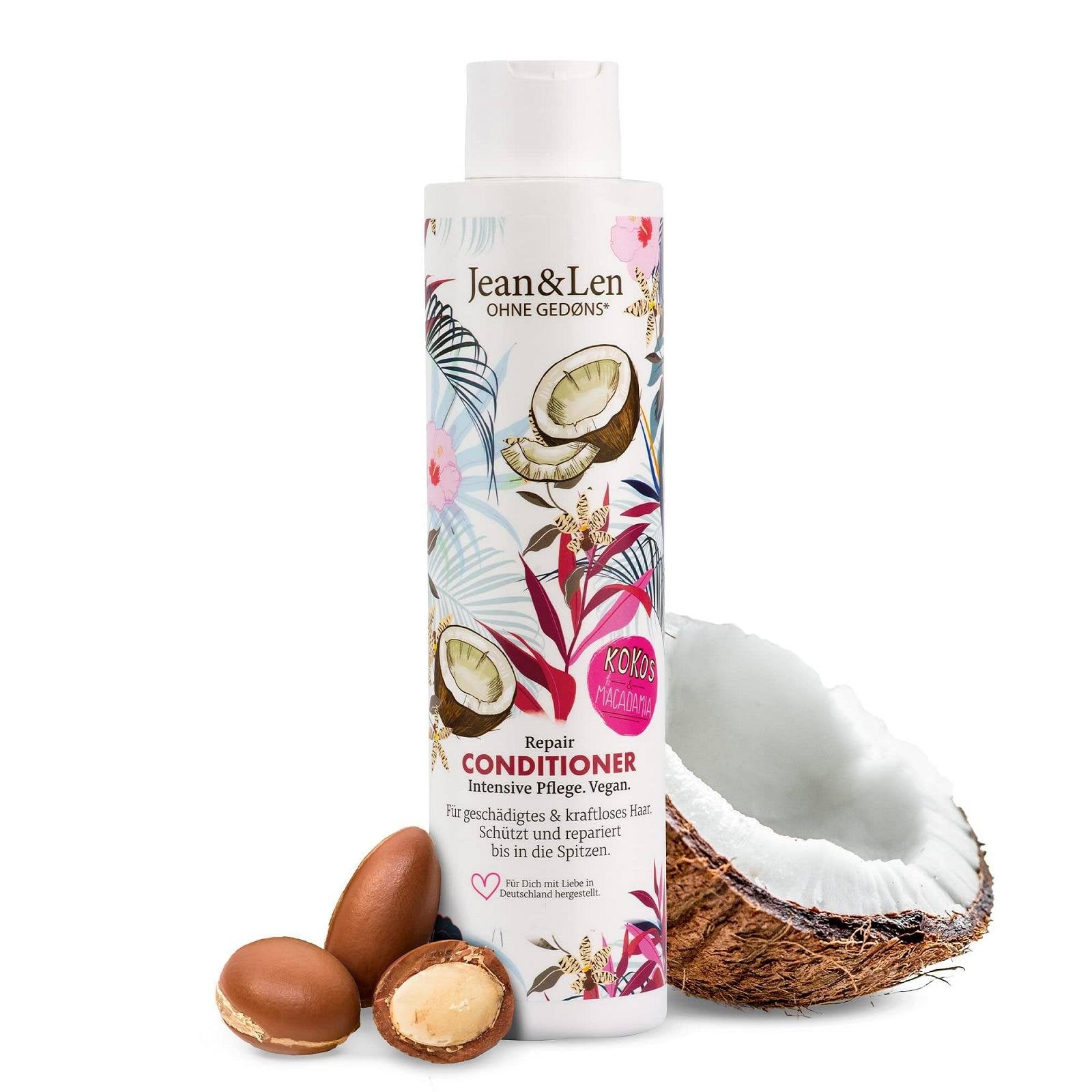 Кондиціонер Jean & Len Conditioner Кокосова олія та макадамія відновлювальний 300 мл фото 1