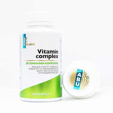 Дієтична добавка ABU All Be Ukraine Vitamin Complex Вітамінний комплекс 90 шт. фото 1