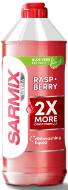 Засіб для миття посуду SARMIX Ultra Raspberry 500 мл