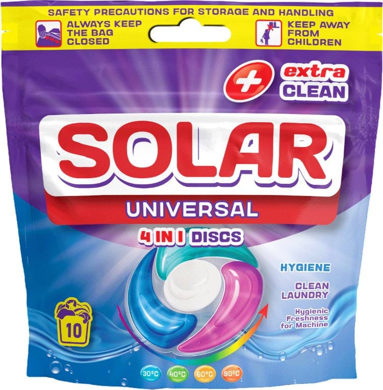 Капсули для прання Solar Universal 10 шт.