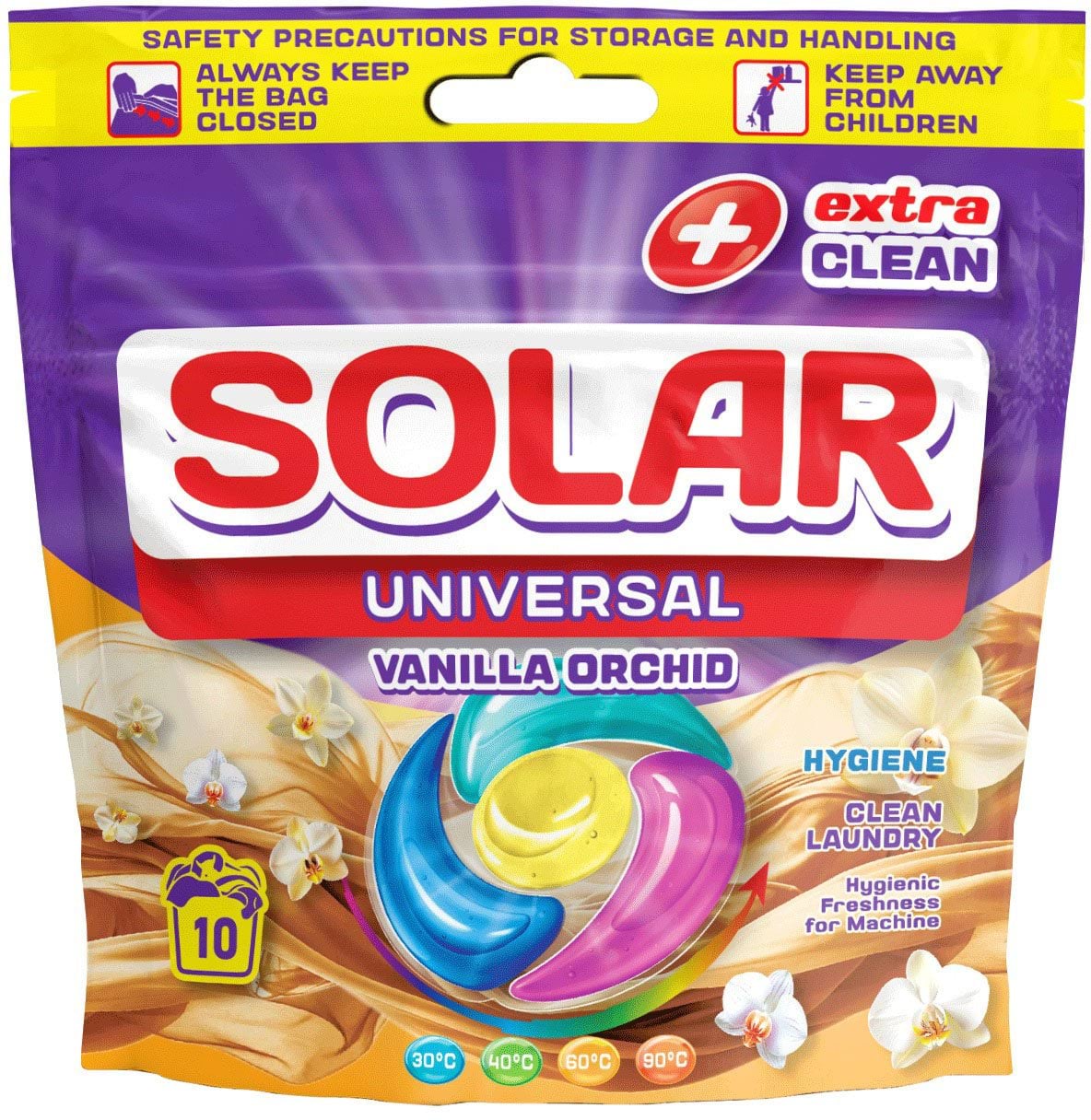Solar Капсули для прання Universal Vanilla Orchid, 10 шт. 1