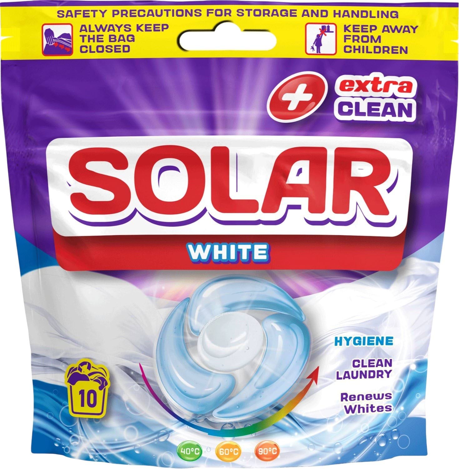 Solar Капсули для прання білих речей White, 10 шт.