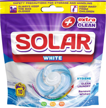 Капсулы для стирки Solar White 10 шт.