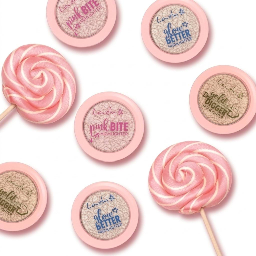 Хайлайтер для лица Lovely Pink Bite Highlighter 3.5 г фото 2