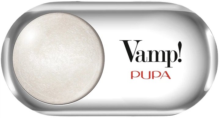 Тіні Pupa для очей з пензлем Wet&dry подвійного використання 401, 2.5г 1