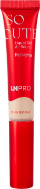 Хайлайтер для обличчя LN Pro So Cute Liquid Gel All-Round Highlighter 110, 15 мл фото 2