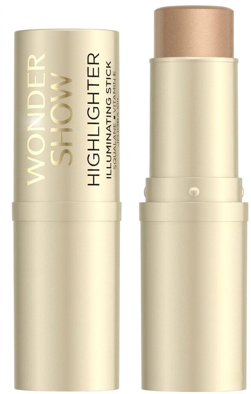 Хайлайтер для обличчя Eveline Cosmetics Wonder Show Highlighter Illuminating Stick відтінок 02 Golden Hour 8 г фото 3