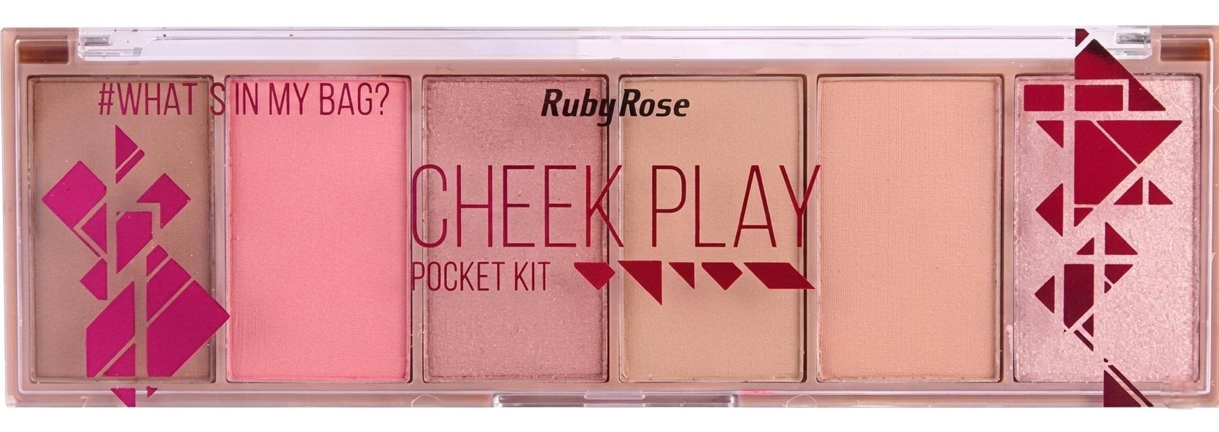 Палетка для макіяжу Ruby Rose Cheek Play Pocket Kit 18 г
