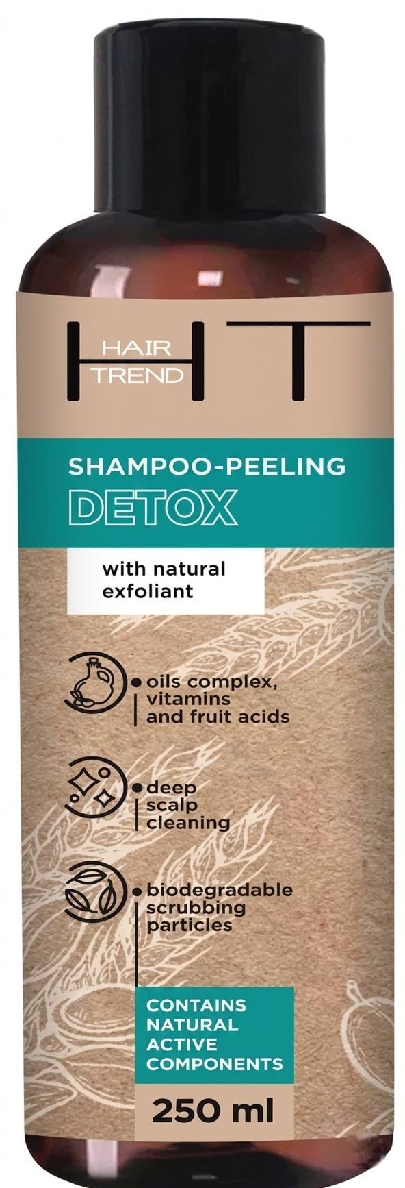 Шампунь-пілінг для волосся та шкіри голови Hair Trend Detox Shampoo-Peeling 250 мл 2