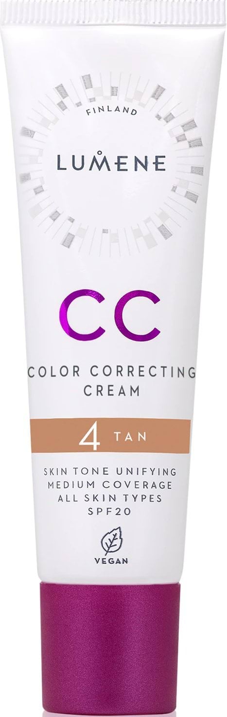 Крем для обличчя тонуючий Lumene CC CREAM SPF 20 Tan 30 мл 2