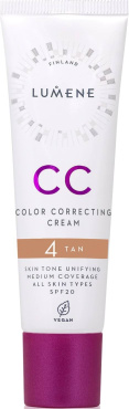 Крем для обличчя тонуючий Lumene CC CREAM SPF 20 Tan 30 мл фото 3