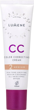 Тонирующий крем для лица Lumene CC CREAM SPF 20 Medium 30 мл