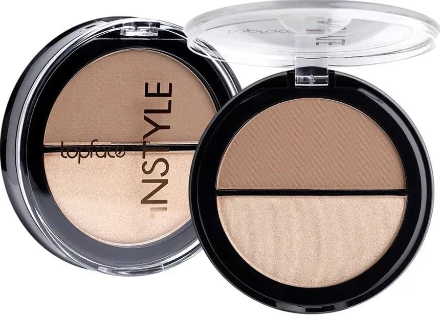 Контур-Хайлайтер для лицаTopFace Instyle Contour & Highlighter 001, 10 г