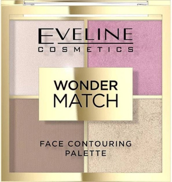 Палітра для контурингу обличчя Eveline Wonder Match 01, 11 г