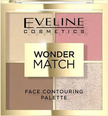 Палітра для контурингу обличчя Eveline Wonder Match 02, 11 г