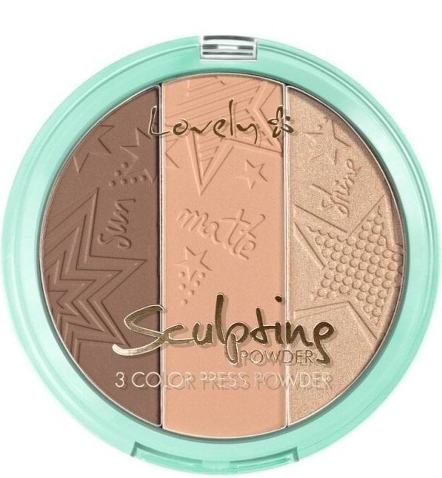 Палитра для контуринга лица Lovely Sculpting Powder 03, 15 г