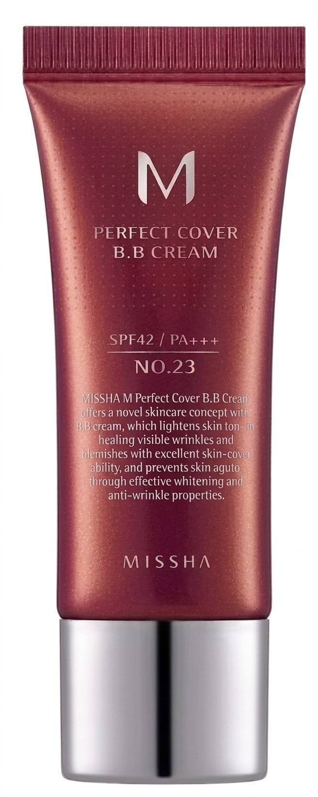 Крем для обличчя BB Missha Perfect Cove ідеальне покриття з SPF 42 №23, 20 мл 6