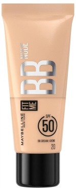 BB-крем для лица Maybelline New York Fit Me BB Cream Nude SPF 50 оттенок 20, 30 мл