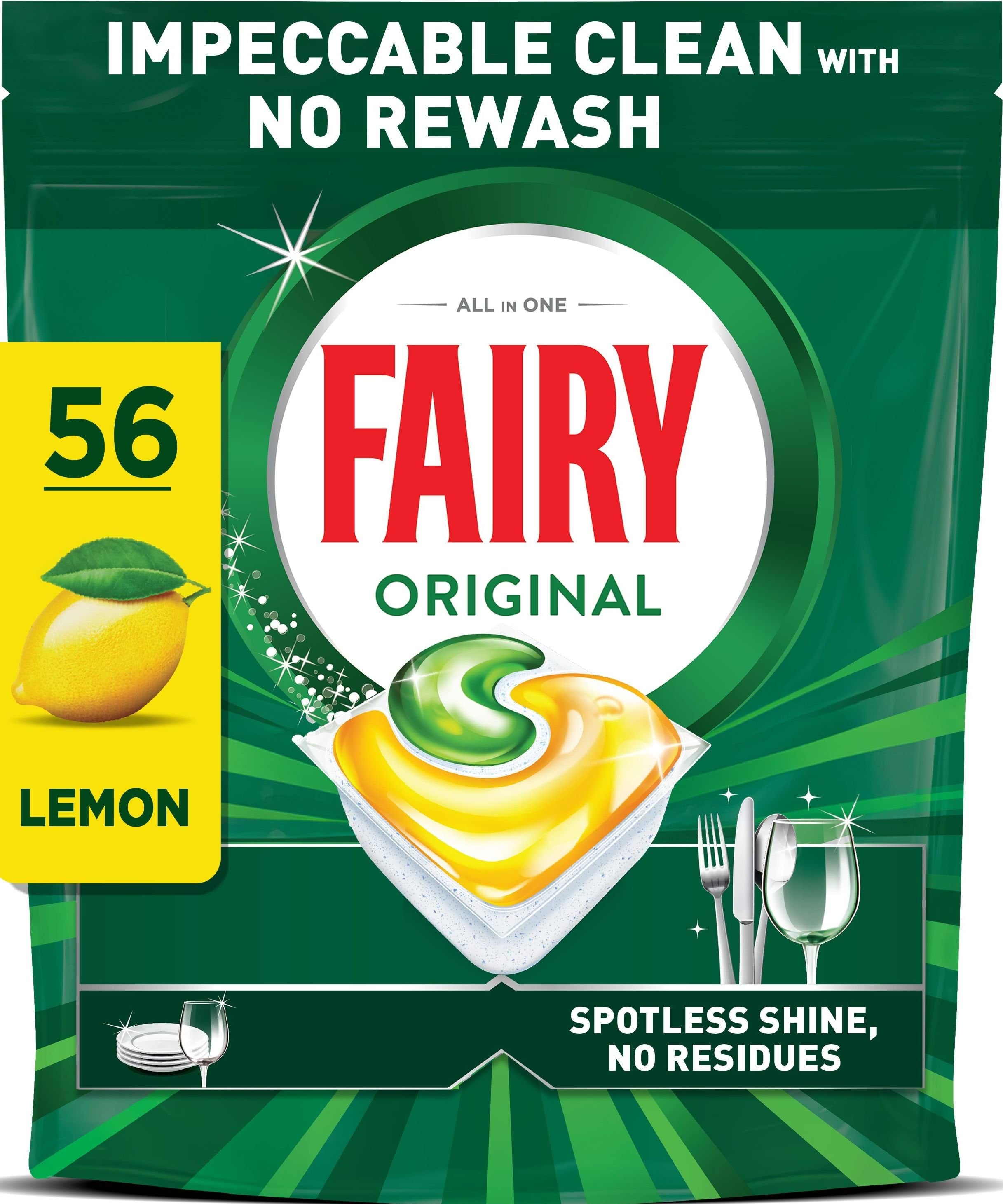 Капсули для посудомийних машин Fairy Original Все-в-1, 56 шт. 1
