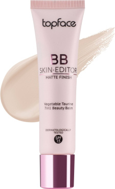 BB-крем TopFace BB Skin-Editor Matte Finish SPF 15 з матувальним ефектом відтінок 01, 30 мл фото 1