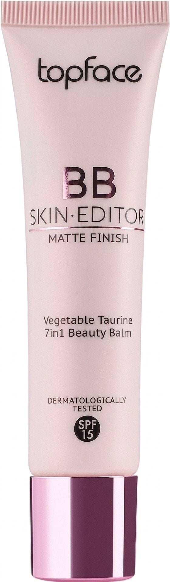 Крем для обличчя BB TopFace Skin Editor Matte Finish Beauty Balm 002, 30 мл 4