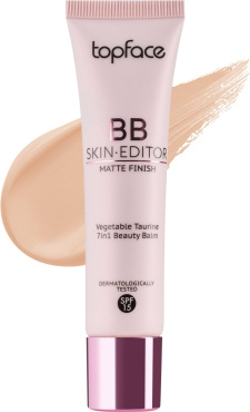 BB-крем TopFace BB Skin-Editor Matte Finish SPF 15 з матувальним ефектом відтінок 02, 30 мл фото 1