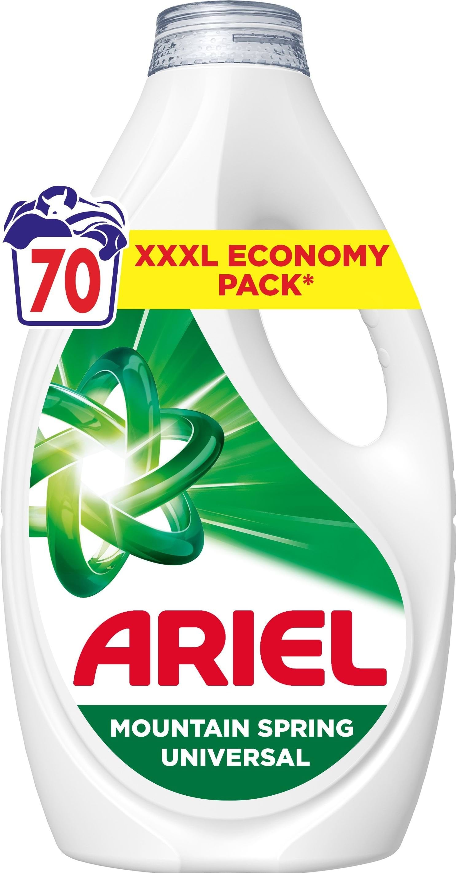 Гель для прання Ariel гірське джерело 70 циклів прання 3.15 л 1