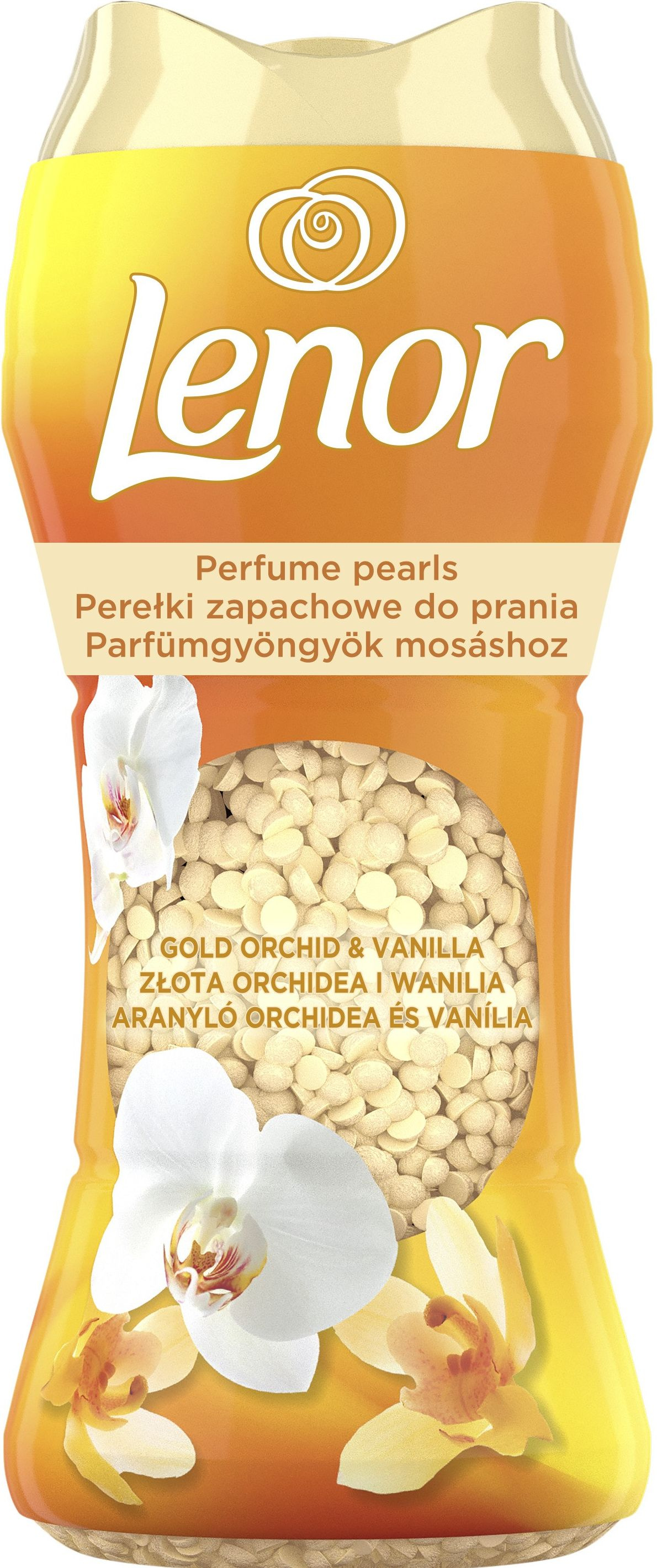Кондиціонер для білизни Lenor Парфумовані гранули Золота орхідея та ваніль 195 г  1