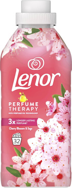Кондиционер для белья Lenor вишневый цвет и шалфей 32 цикла стирки 675 мл фото 1