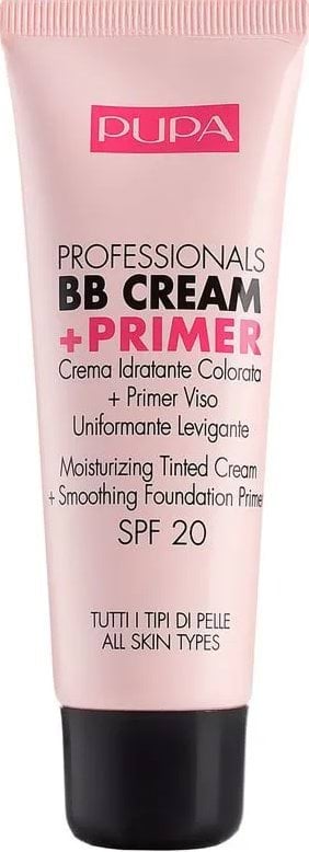 Крем-праймер Pupa ВВ Cream + Primer зволожуючий для комбінованої шкіри 2, 50 мл