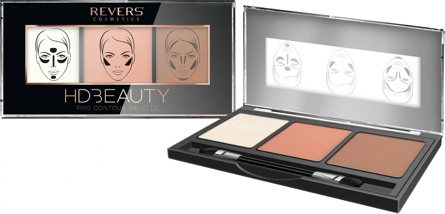 Пудра для контурингу обличчя REVERS HD Beauty PROCONTOUR PALETTE №03, 12 г 1