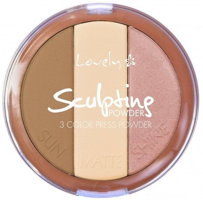Палітра для контурування обличчя Lovely Sculpting Powder відтінок 01, 15 г
