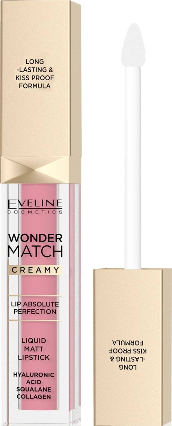 Eveline помада для губ рідка матова WONDER MATCH 01, 6.8 мл 1