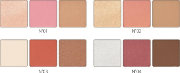 Палетка для контуринга лица REVERS Cosmetics HD Beauty Pro Contour Palette оттенок 01, 12 г фото 2