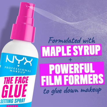 Фиксатор для макияжа NYX Professional Makeup The Face Glue Setting Spray 60 мл фото 4