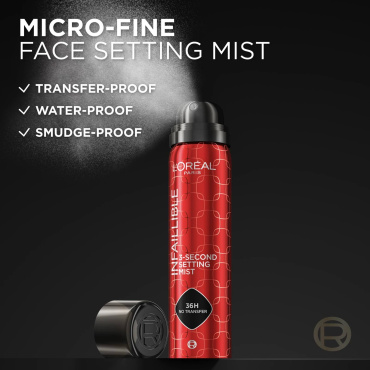 Спрей для фиксации макияжа L’Oréal Paris infaillible setting mist 75 мл фото 3