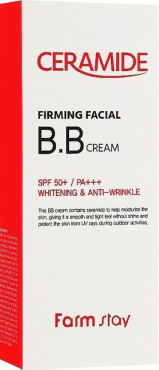 BB-крем для обличчя FarmStay зміцнюючий з керамідами SPF 50, 50 г