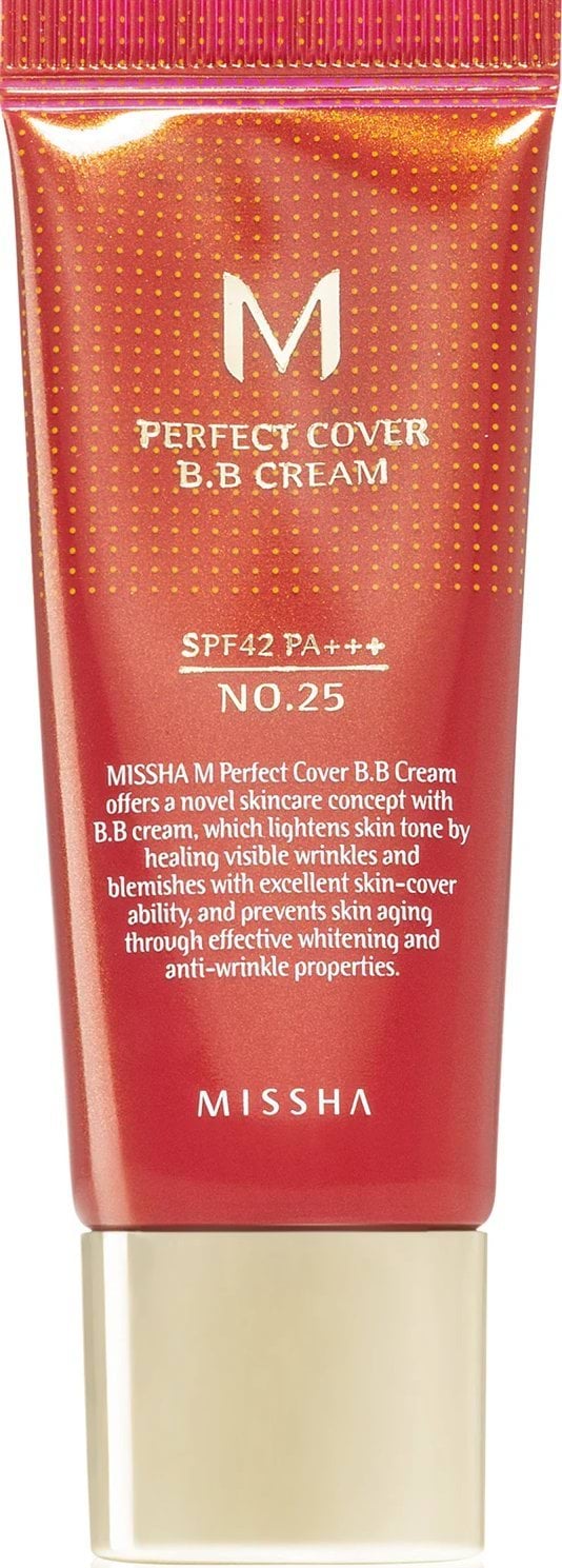 BB-крем для обличчя MISSHA Perfect Cover M теплий беж № 25, 50 мл 1