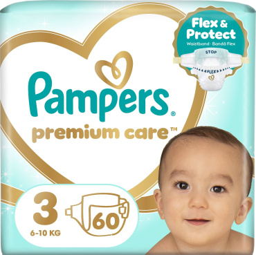 Підгузки Pampers Premium Care Розмір 3 (6-10 кг) 60 шт. фото 12