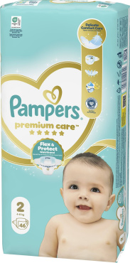 Підгузки Pampers Premium Care Розмір 2 (4-8 кг) 46 шт.