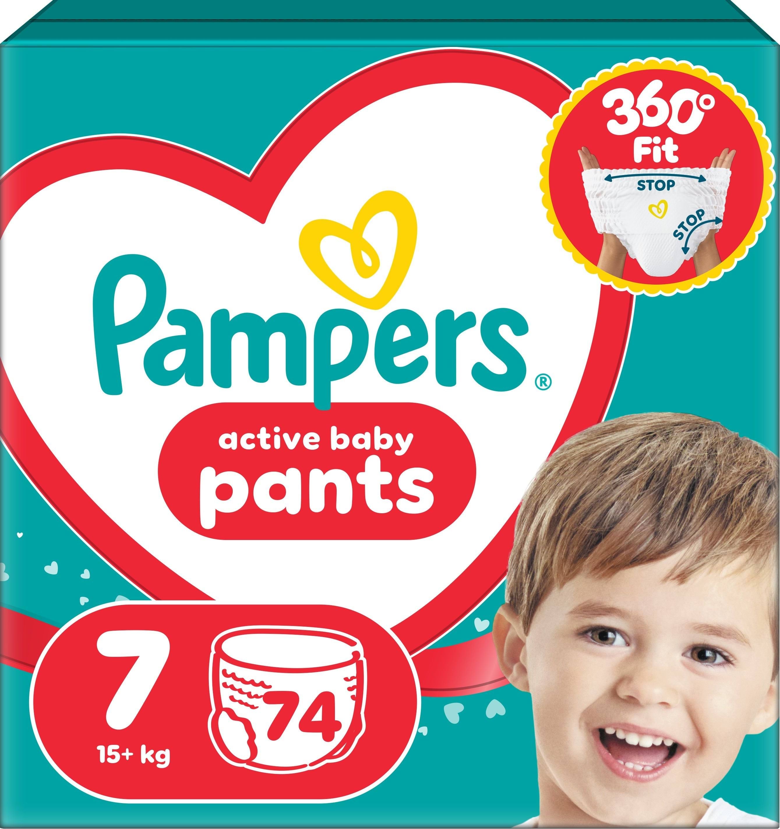Підгузки-трусики Pampers Active Baby Pants Розмір 7 (15+ кг) 74 шт 1