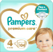 Підгузки Pampers Premium Care Розмір 4 (9-14 кг) 104 шт.