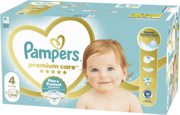 Підгузки Pampers Premium Care Розмір 4 (9-14 кг) 104 шт. фото 1