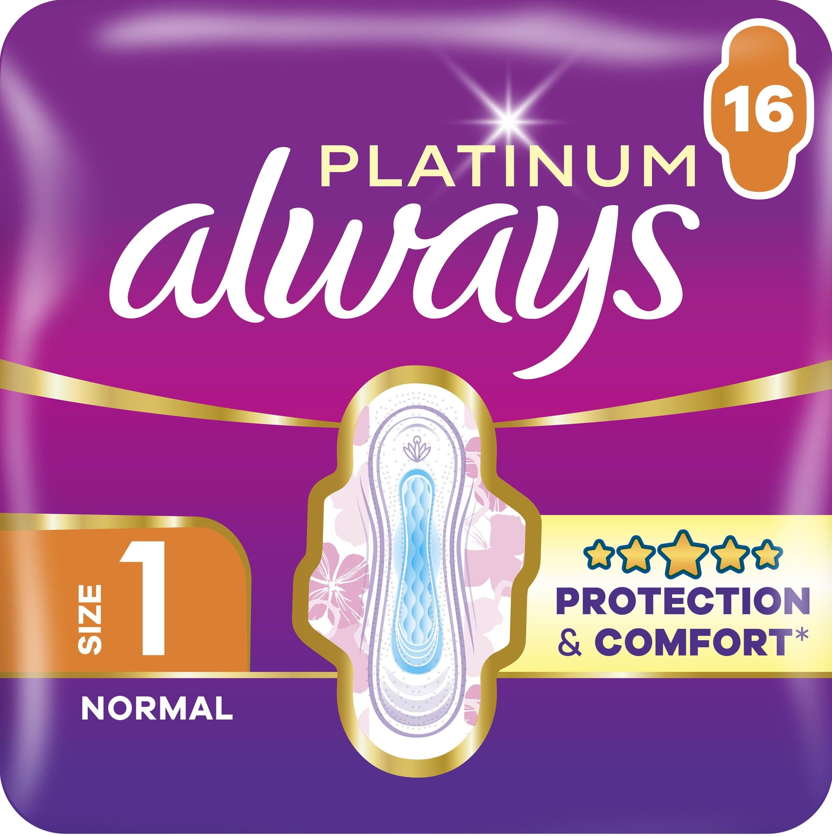 Гігієнічні прокладки Always Platinum Normal (Розмір 1) 16 шт 1