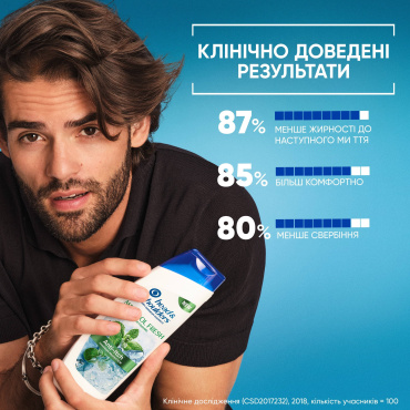 Шампунь проти лупи Head & Shoulders Свіжа м'ята 800 мл фото 6