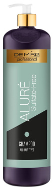Шампунь DeMira Professional Alure Sulfate-Free Shampoo бессульфатный для всех типов волос 1 л фото 2