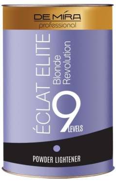 Пудра для волос DeMira Professional Eclat Elite Blonde Revolution 9 Levels Powder Lightener осветляющая 40 г фото 2